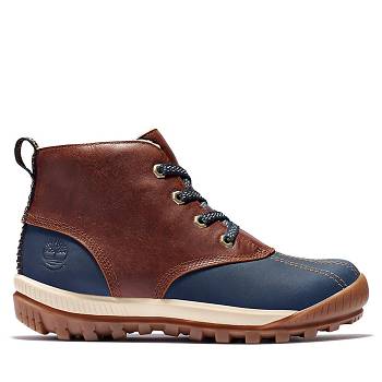 Timberland Mt. Hayes - Hnede/ Tmavomodre Kotnikove Cizmy Damske, TB0514S